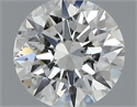 Natural Diamond 0.51 Carats, Round with Excellent Cut, H Color, SI2 Clarity and Certified by GIA