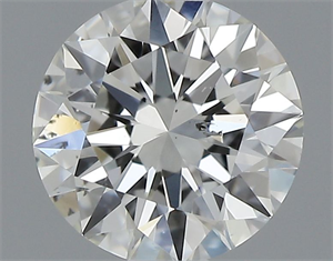 Picture of Natural Diamond 0.51 Carats, Round with Excellent Cut, H Color, SI2 Clarity and Certified by GIA