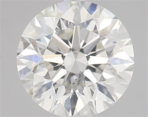 Picture of Natural Diamond 2.00 Carats, Round with Excellent Cut, I Color, SI2 Clarity and Certified by GIA