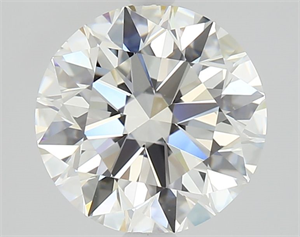 Picture of Natural Diamond 2.01 Carats, Round with Excellent Cut, H Color, VS2 Clarity and Certified by GIA