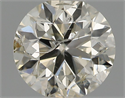 Natural Diamond 0.40 Carats, Round with Very Good Cut, J Color, I1 Clarity and Certified by IGI