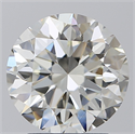 Natural Diamond 2.80 Carats, Round with Excellent Cut, H Color, VS1 Clarity and Certified by IGI