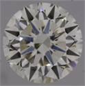 Natural Diamond 0.50 Carats, Round with Very Good Cut, K Color, SI2 Clarity and Certified by GIA