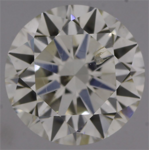 Picture of Natural Diamond 0.50 Carats, Round with Very Good Cut, K Color, SI2 Clarity and Certified by GIA