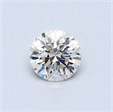 Natural Diamond 0.46 Carats, Round with Very Good Cut, J Color, VS1 Clarity and Certified by GIA