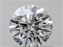 Natural Diamond 0.43 Carats, Round with Excellent Cut, J Color, SI1 Clarity and Certified by GIA