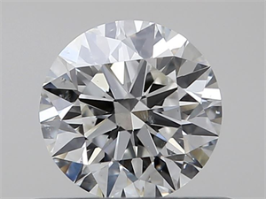 Picture of Natural Diamond 0.43 Carats, Round with Excellent Cut, J Color, SI1 Clarity and Certified by GIA