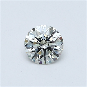 Picture of Natural Diamond 0.40 Carats, Round with Excellent Cut, I Color, VVS1 Clarity and Certified by GIA