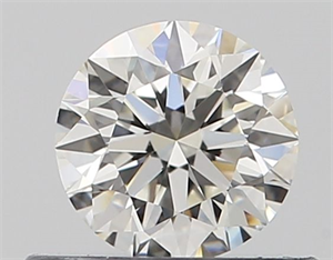 Picture of Natural Diamond 0.44 Carats, Round with Very Good Cut, I Color, VS1 Clarity and Certified by GIA