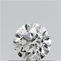 Natural Diamond 0.42 Carats, Round with Excellent Cut, I Color, SI2 Clarity and Certified by GIA