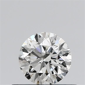 Picture of Natural Diamond 0.42 Carats, Round with Excellent Cut, I Color, SI2 Clarity and Certified by GIA