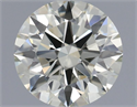 Natural Diamond 0.66 Carats, Round with Excellent Cut, K Color, VVS2 Clarity and Certified by IGI