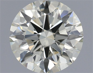 Picture of Natural Diamond 0.66 Carats, Round with Excellent Cut, K Color, VVS2 Clarity and Certified by IGI