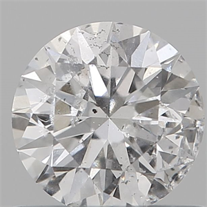 Picture of Natural Diamond 0.62 Carats, Round with Excellent Cut, D Color, I1 Clarity and Certified by IGI