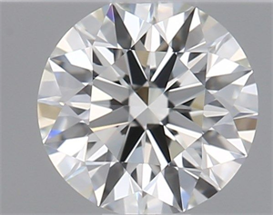 Picture of Natural Diamond 0.41 Carats, Round with Excellent Cut, I Color, VVS1 Clarity and Certified by GIA