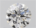 Natural Diamond 0.40 Carats, Round with Excellent Cut, E Color, VS2 Clarity and Certified by GIA