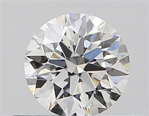 Picture of Natural Diamond 0.40 Carats, Round with Excellent Cut, E Color, VS2 Clarity and Certified by GIA