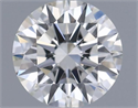 Natural Diamond 0.42 Carats, Round with Excellent Cut, I Color, IF Clarity and Certified by GIA