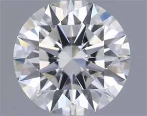 Picture of Natural Diamond 0.42 Carats, Round with Excellent Cut, I Color, IF Clarity and Certified by GIA