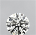 Natural Diamond 0.40 Carats, Round with Excellent Cut, J Color, VS1 Clarity and Certified by IGI