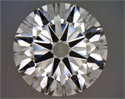 Natural Diamond 2.25 Carats, Round with Excellent Cut, J Color, SI1 Clarity and Certified by GIA