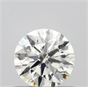 Natural Diamond 0.50 Carats, Round with Excellent Cut, J Color, SI2 Clarity and Certified by GIA