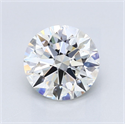 Natural Diamond 3.03 Carats, Round with Excellent Cut, H Color, VVS2 Clarity and Certified by GIA