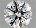 Natural Diamond 3.11 Carats, Round with Excellent Cut, E Color, SI1 Clarity and Certified by GIA