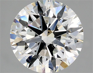 Picture of Natural Diamond 3.11 Carats, Round with Excellent Cut, E Color, SI1 Clarity and Certified by GIA