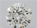 Natural Diamond 0.40 Carats, Round with Excellent Cut, J Color, VS2 Clarity and Certified by GIA