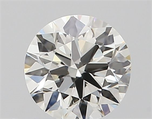 Picture of Natural Diamond 0.40 Carats, Round with Excellent Cut, J Color, VVS1 Clarity and Certified by GIA