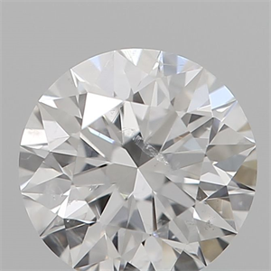 Picture of Natural Diamond 0.40 Carats, Round with Excellent Cut, E Color, I1 Clarity and Certified by GIA