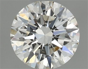 Picture of Natural Diamond 0.40 Carats, Round with Excellent Cut, I Color, VVS1 Clarity and Certified by GIA