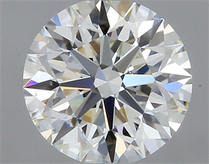 Picture of Natural Diamond 0.40 Carats, Round with Excellent Cut, I Color, SI1 Clarity and Certified by GIA