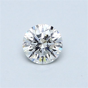 Picture of Natural Diamond 0.42 Carats, Round with Very Good Cut, F Color, VS2 Clarity and Certified by GIA