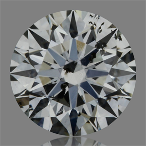 Picture of Natural Diamond 0.55 Carats, Round with Excellent Cut, J Color, I1 Clarity and Certified by GIA