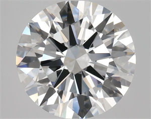 Picture of Natural Diamond 2.06 Carats, Round with Excellent Cut, E Color, VVS1 Clarity and Certified by GIA