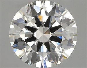 Picture of Natural Diamond 2.53 Carats, Round with Excellent Cut, I Color, VS1 Clarity and Certified by GIA