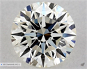 Natural Diamond 0.51 Carats, Round with Excellent Cut, K Color, VVS2 Clarity and Certified by GIA