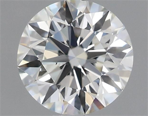 Picture of Natural Diamond 0.55 Carats, Round with Excellent Cut, J Color, VS2 Clarity and Certified by GIA