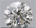 Natural Diamond 0.46 Carats, Round with Excellent Cut, J Color, VS1 Clarity and Certified by GIA