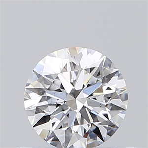 Picture of Natural Diamond 0.40 Carats, Round with Excellent Cut, D Color, SI1 Clarity and Certified by GIA