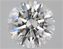 Natural Diamond 1.61 Carats, Round with Excellent Cut, E Color, VVS1 Clarity and Certified by GIA