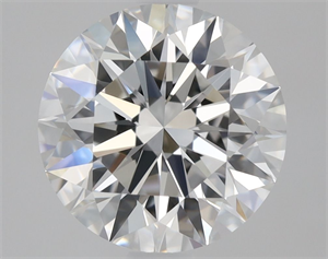 Picture of Natural Diamond 1.61 Carats, Round with Excellent Cut, E Color, VVS1 Clarity and Certified by GIA