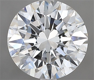 Picture of Natural Diamond 1.50 Carats, Round with Excellent Cut, F Color, VVS1 Clarity and Certified by GIA