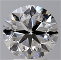 Natural Diamond 3.01 Carats, Round with Very Good Cut, H Color, SI1 Clarity and Certified by GIA