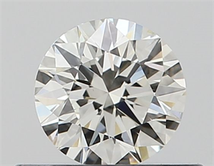 Picture of Natural Diamond 0.40 Carats, Round with Excellent Cut, I Color, VS1 Clarity and Certified by GIA