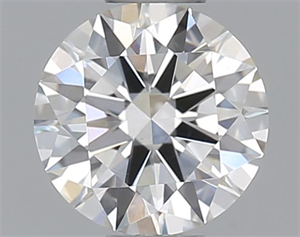 Picture of Natural Diamond 0.40 Carats, Round with Excellent Cut, H Color, VS2 Clarity and Certified by GIA