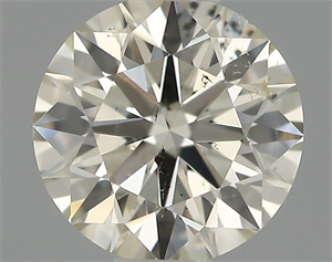 Picture of Natural Diamond 0.50 Carats, Round with Excellent Cut, J Color, SI2 Clarity and Certified by IGI