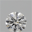 Natural Diamond 0.40 Carats, Round with Excellent Cut, H Color, VVS2 Clarity and Certified by GIA